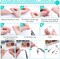 Jewelry Making Kits for Adults Women with 28 Colors Crystal Beads, 1660Pcs Crystal Bead Ring Maker Kit with Jewelry Making Supplies